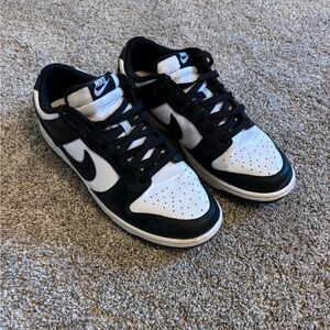 Nike Dual-Tone Black and White Sneakers Nike Dunk